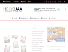 Tablet Screenshot of hellojaa.com